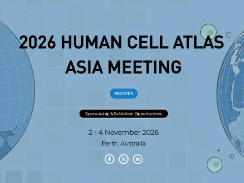 2026 Human Cell Atlas Asia Meeting